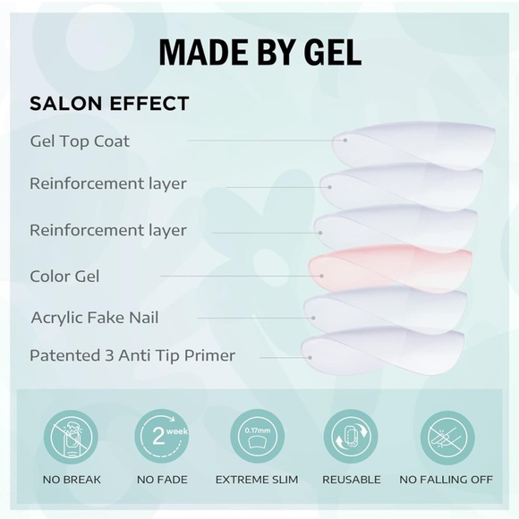 BUNDLE ANY 3 FOR $25 Passion Red- Press on Gel Nails- New Set with 24 pieces 💅 - Picture 5 of 7